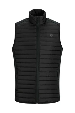 Jack & Jones PLUS Coletes-Colete acolchoado leve PLUS preto