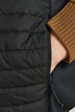 Jack & Jones PLUS Coletes-Colete acolchoado leve PLUS preto