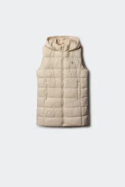 Springfield Kids Sobretudo-Colete acolchoado para menina cru