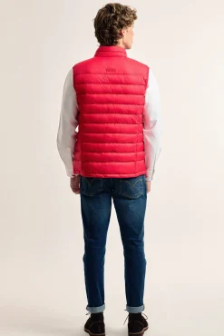 Valecuatro Coletes-Colete acolchoado com faixa Vermelho