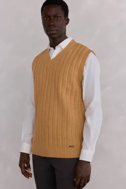 Pedro del Hierro Coletes-Colete com estrutura marcada Amarelo