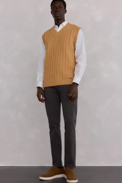 Pedro del Hierro Coletes-Colete com estrutura marcada Amarelo