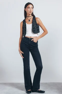 Springfield Coletes-Colete com tachas metálicas preto