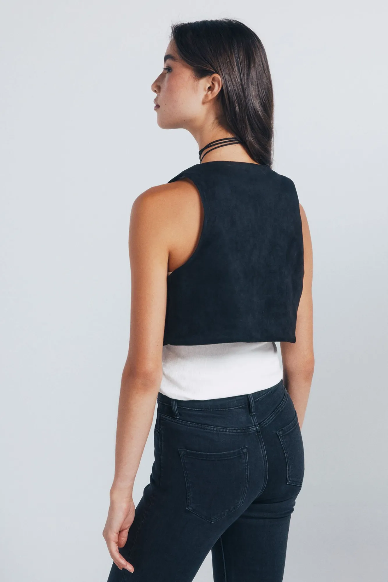 Springfield Coletes-Colete com tachas metálicas preto