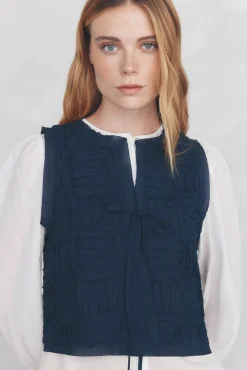 Pedro del Hierro Coletes-Colete curto Azul