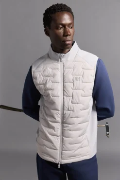 Pedro del Hierro Coletes|Casacos-Colete de golfe ultraleve Cizento