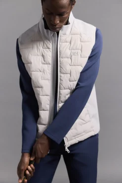 Pedro del Hierro Coletes|Casacos-Colete de golfe ultraleve Cizento