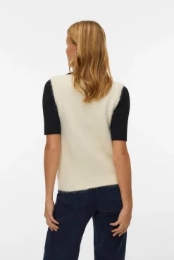 Vero Moda Coletes-Colete de malha Tostado