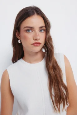 Springfield Camisolas-Colete de malha com tranças bege