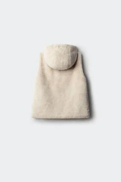 Springfield Kids Sobretudo-Colete de pele de menina azul