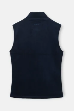 Silbon Coletes-Colete de polar clássico Azul