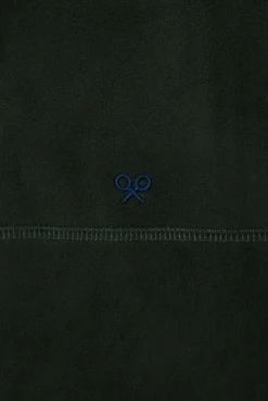 Silbon Coletes-Colete de polar clássico Verde