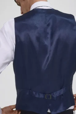 Pedro del Hierro Coletes-Colete sob medida Azul