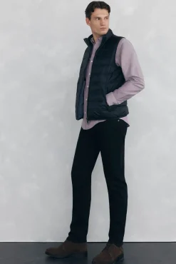 Pedro del Hierro Coletes|Sobretudos-Colete ultraleve Preto