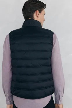 Pedro del Hierro Coletes|Sobretudos-Colete ultraleve Preto