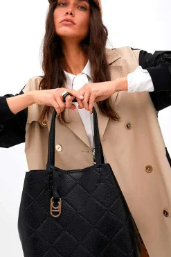 Lola Casademunt Malas-Comprador de monograma Preto