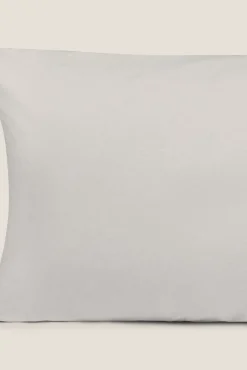 Textura Fronha-Conjunto 2 capas almofada linho algodão reversível. Cama 150-160 cm. branco