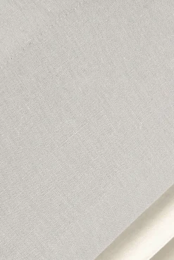 Textura Fronha-Conjunto 2 capas almofada linho algodão reversível. Cama 150-160 cm. branco