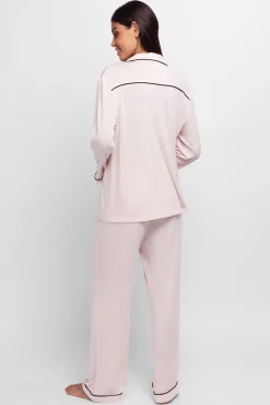 Dorina Pijamas-Conjunto de pijama Charli com T-shirt e calças rosa