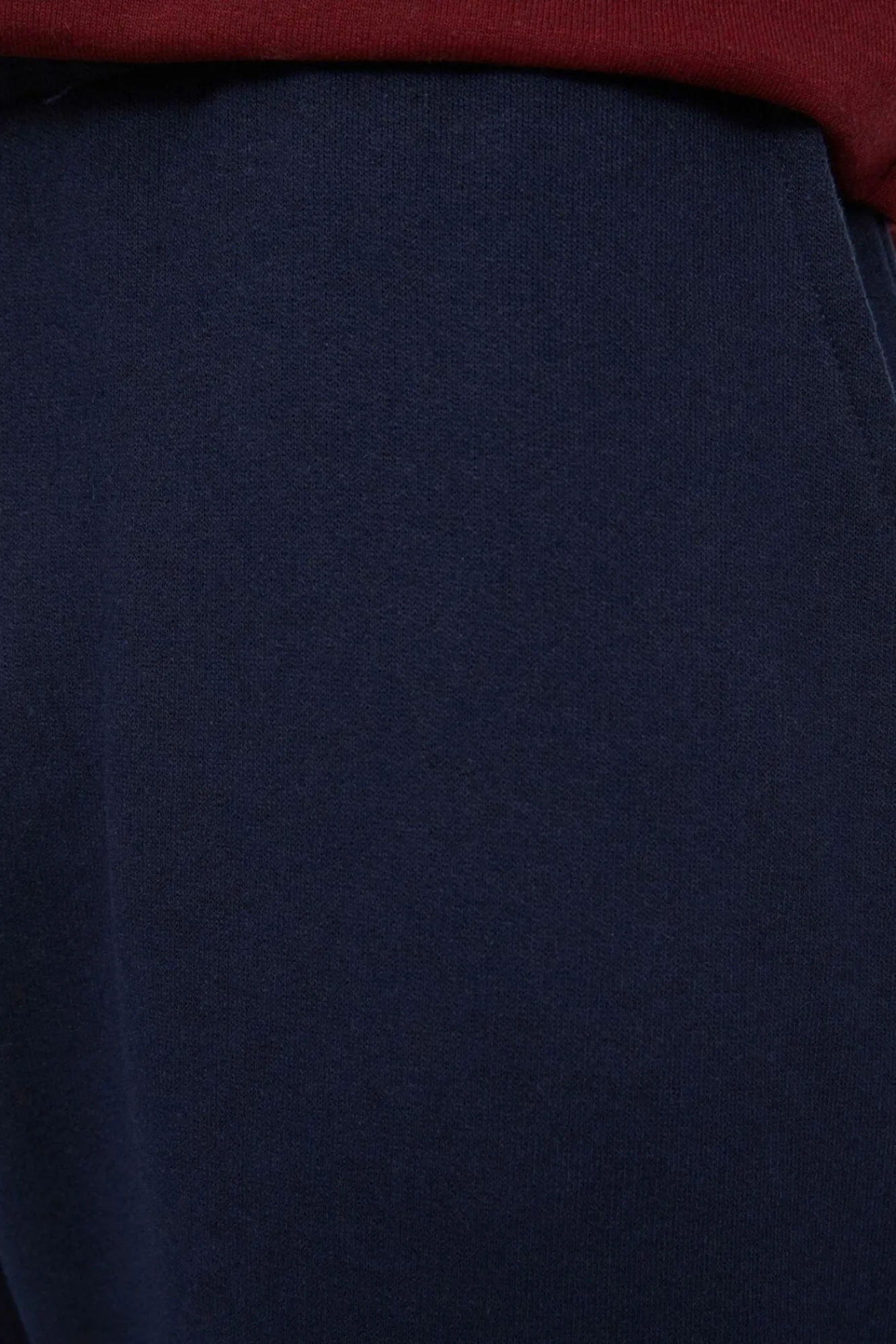 Trendyol Pijamas-Conjunto de pijama de corte regular vermelho bordô estampado