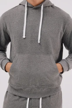 Cortefiel Pijamas-Conjunto de pijama de malha polar Cinzento