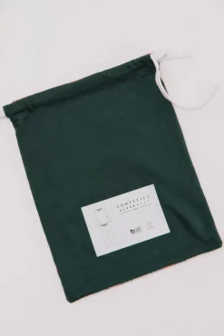 Cortefiel Pijamas-Conjunto de pijama malha e tecido Verde