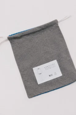 Cortefiel Pijamas-Conjunto de pijama malha e tecido Cinzento