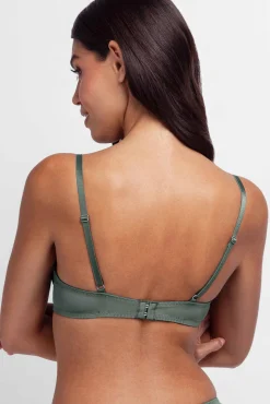 Dorina Roupa Interior-Conjunto Madison de duas peças com enchimento e decote profundo cinzento