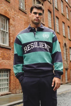 Springfield Sweatshirts-Cortes de sweatshirt polo verde