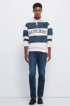 Springfield Sweatshirts-Cortes de sweatshirt polo branco