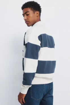 Springfield Sweatshirts-Cortes de sweatshirt polo branco