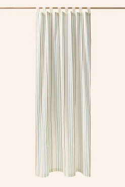 Calma House Tapetes Para Casa De Banho-Cortina riscas multicolorida para acampamento estampado