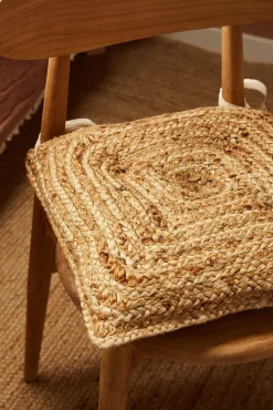 Calma House Almofadas-Coxim de cadeira de juta ural cru