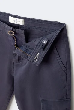 Springfield Kids Calças-Criança de carga calças chino azul