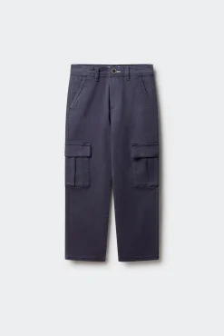 Springfield Kids Calças-Criança de carga calças chino azul