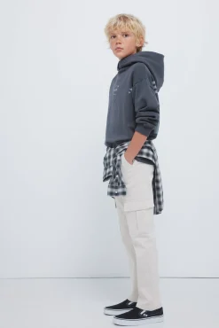 Springfield Kids Calças-Criança de carga calças chino estampado