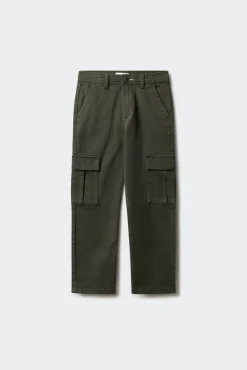 Springfield Kids Calças-Criança de carga calças chino estampado