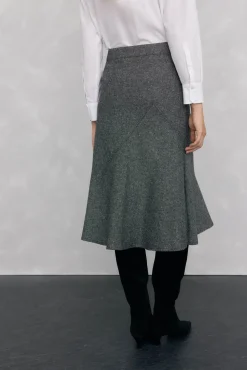 Pedro del Hierro Botas|Calçado De Couro-croute de camurça com salto gatinho Preto