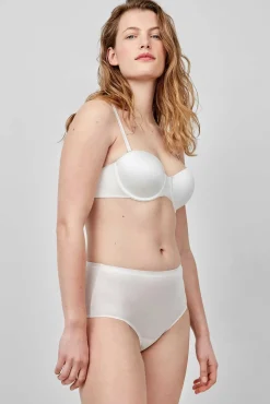 Gisela Roupa Interior-Cueca alta bege