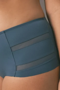 Women'secret Roupa Interior-Cueca alta clássica em microfibra verde