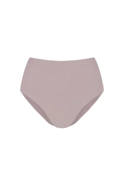 Women'secret Roupa Interior-Cueca de algodão bege cintura alta vison
