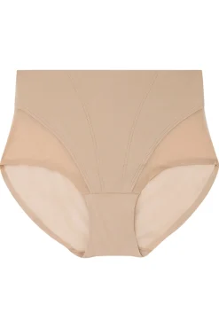 Women'secret Roupa Interior-Cueca média modeladora tule nude cru