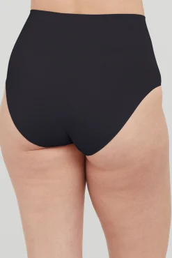 Spanx Roupa Interior-Cuecas modelantes de cintura alta nylon reciclado preto