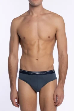 Punto Blanco Roupa Interior-Cuecas triplas Slip Basix estampado