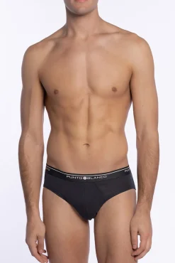 Punto Blanco Roupa Interior-Cuecas triplas Slip Basix estampado