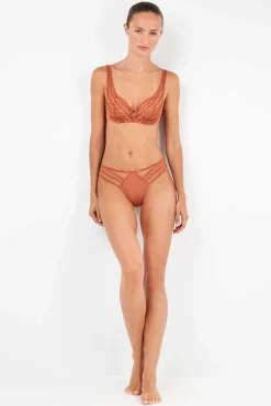 Gisela Roupa Interior-Cuequinha brasileira de renda estampado