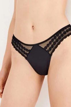 Gisela Roupa Interior-Cuequinha brasileira de renda preto