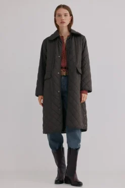 Hoss Intropia Casacos|Acolchoados E Agasalhos-Dalila. Desportiva acolchoado Castanho