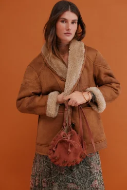 Hoss Intropia Sobretudos-Daphne. Desportiva dupla face Castanho