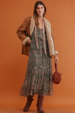 Hoss Intropia Sobretudos-Daphne. Desportiva dupla face Castanho